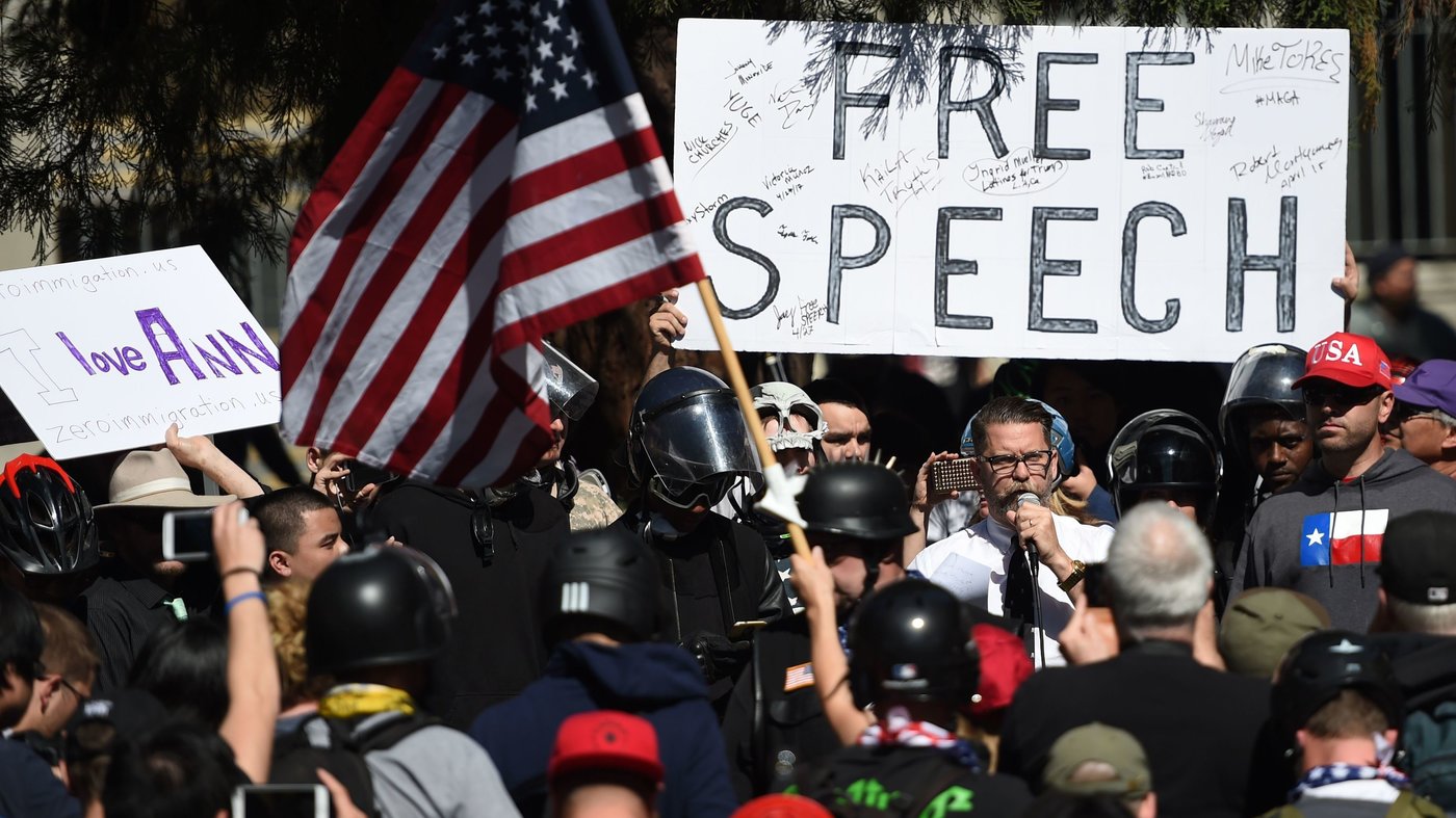 the two clashing meanings of free speech